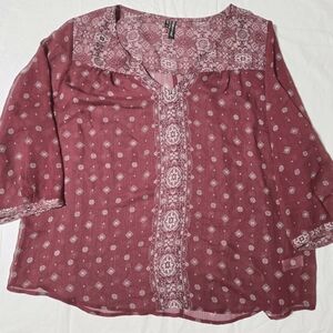 Maurices Sheer Top size 3